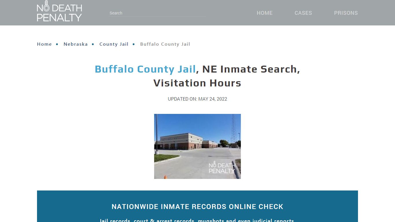 Buffalo County Jail, NE Inmate Search, Visitation Hours